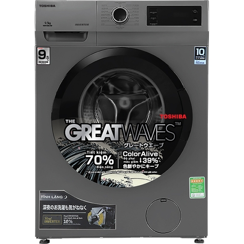 Máy giặt Toshiba 9.5 Kg lồng ngang Inverter TW-BK105S3V(SK)