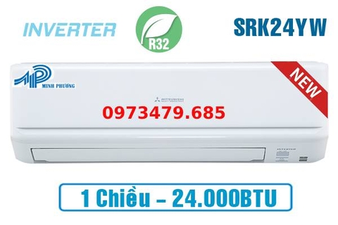 Điều hòa Mitsubishi Heavy inverter 24.000BTU 1 chiều SRK/SRC24YW-W5