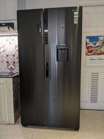 Tủ Lạnh Casper Inverter Side By Side 551 Lít RS-575VBW 2 Cánh