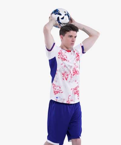 Áo Bóng Đá Kaiwin Striker - Màu Trắng