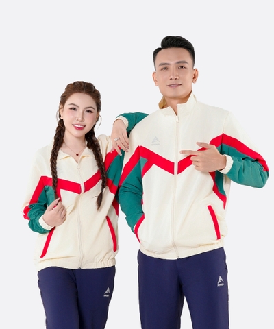 Áo Gió Thể Thao KAIWIN DIAMOND - Màu Kem Sữa