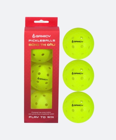 Hộp 3 Bóng Thi Đấu Pickleball Gamicy G-Pro40L