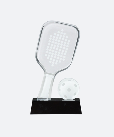 Cúp Pickleball Pha Lê 01B Bạc - 22cm