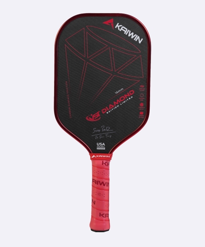 Vợt Pickleball Kaiwin DIAMOND VST - Màu Đỏ