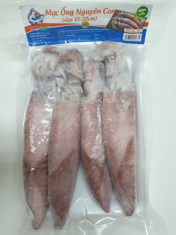 Mực Ống nguyên con (size 15-20)
