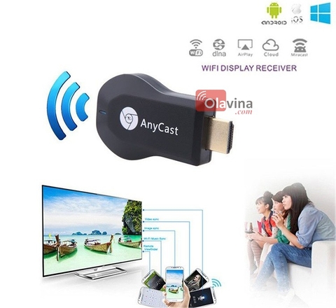 Hướng dẫn sử dụng HDMI không dây Anycast M2 Plus