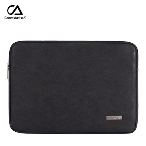 Túi Da chống sốc, chống thấm cao cấp Canvas Artisan AV044 dùng cho iPad/ Macbook/ Laptop 14 inch