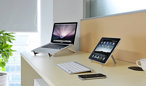 Giá Đỡ Ipad, Điện thoại/Tablet Thông minh gấp gọn Chống Trượt bằng Hợp Kim Nhôm AV053