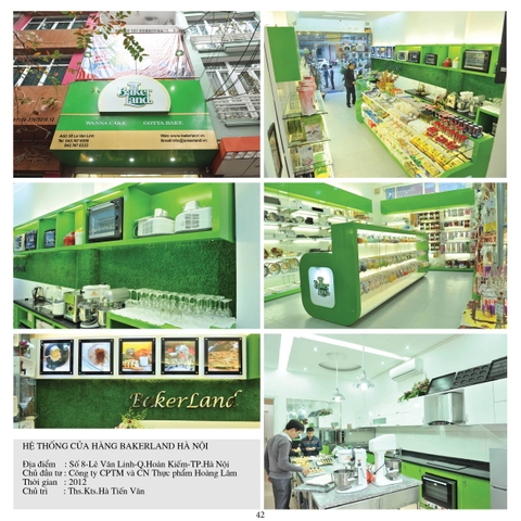 Hệ thống tiệm bánh BAKERLAND Hà Nội