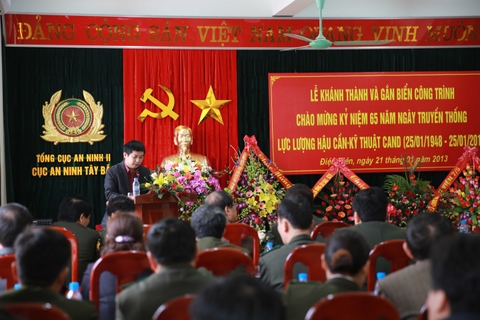 Lễ Khánh thành và gắn biển Cục An ninh Tây Bắc, Điện Biên
