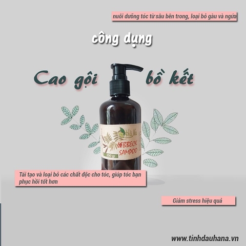 Combo Dưỡng Tóc Hoàn Hảo (Cao gội + sả chanh hoặc vỏ bưởi)