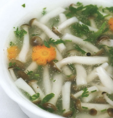 Súp nấm linh chi