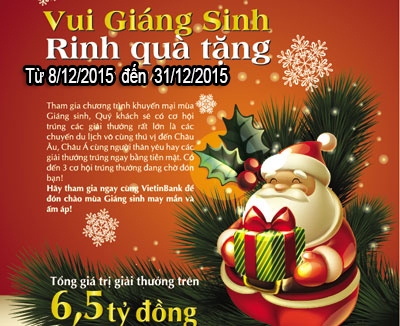 khuyến Mãi Giáng Sinh 2015