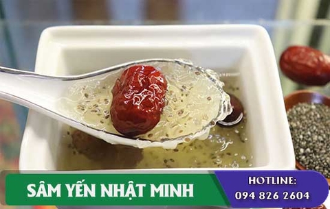 Bí quyết chưng yến táo đỏ hạt chia giữ trọn dinh dưỡng