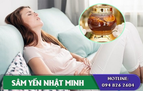 Nhân sâm tươi ngâm mật ong giúp điều hòa kinh nguyệt hiệu quả