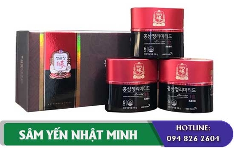 Cao địa Sâm KGC Extract Limited 100g x 3 lọ Chính Hãng