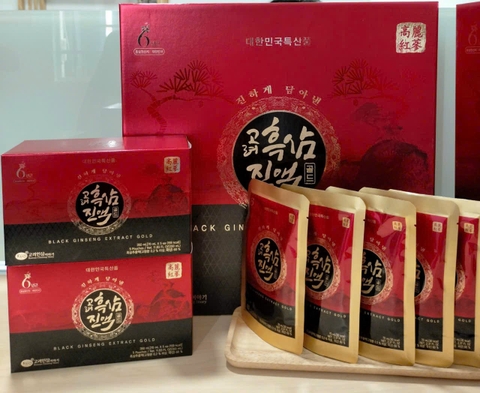 NƯỚC CHIẾT XUẤT HẮC SÂM GOLD KGS (30 gói*70ml)