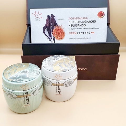 Cao hắc sâm đông trùng Achimadam hộp 500g * 2 lọ