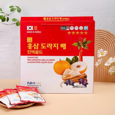 Nước hồng sâm lê SMS Bio Pharm Hàn Quốc 50m* 30 goi