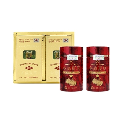 VIÊN ĐÔNG TRÙNG HẠ THẢO KIM SAM HÀN QUỐC CAO CẤP (100G* 2 LỌ)