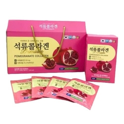 Nước Ép Lựu Nguyên Chất Premium Pomegranate Collagen (20 Gói/ Hộp)