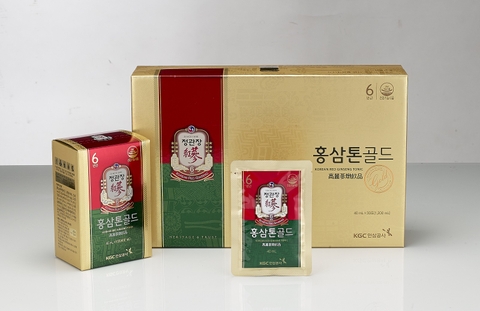 Nước Hồng Sâm Pha Sẵn Dạng Gói KGC Tonic Gold (40ml * 30 gói)