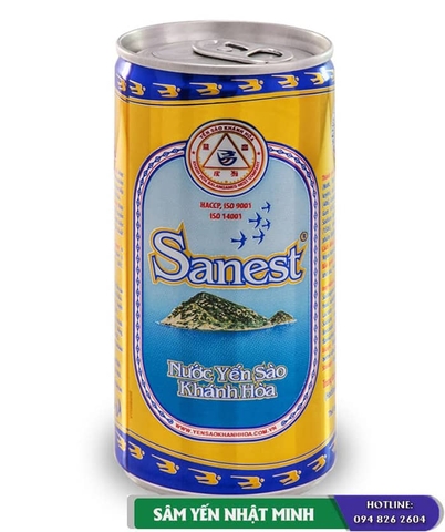 Nước yến Sanest lon 190ml