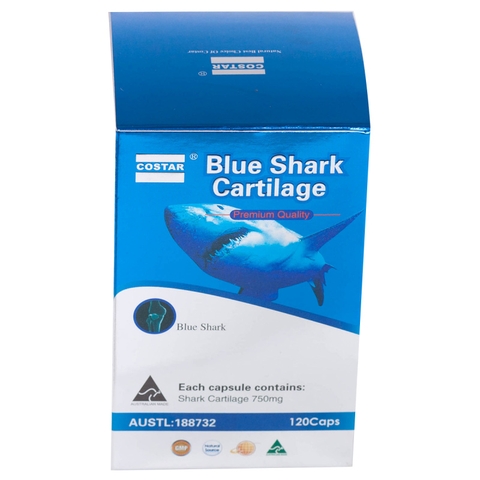 Hỗ Trợ Xương Khớp Sụn Cá Mập Costar Blue Shark Cartilage 750mg