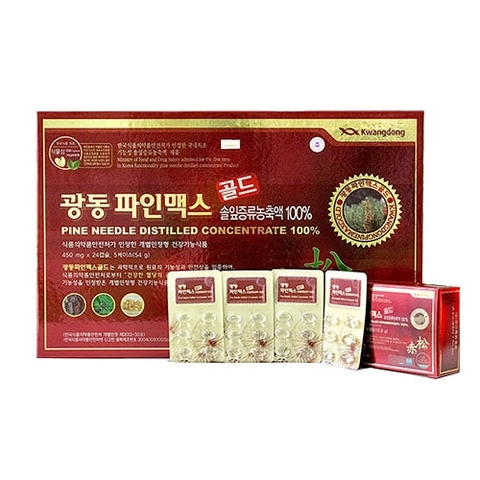 Tinh Dầu Thông Đỏ Kwangdong 120 Viên hoàn hảo cho sức khỏe