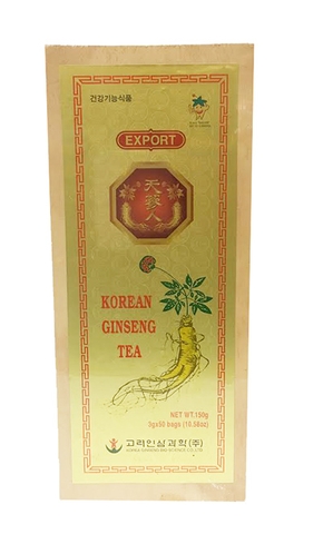 Trà Hồng sâm Ginseng Tea Bio Hàn Quốc Hộp 50 gói