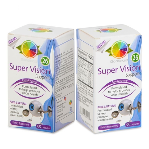 Bộ 2 hộp viên uống hỗ trợ thị lực Super Vision Support 