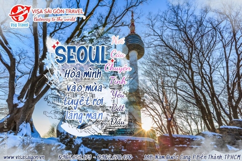 HÒA MÌNH LÃNG MẠN VÀO MÙA TUYẾT RƠI TẠI SEOUL - NƠI CÂU CHUYỆN TÌNH YÊU BẮT ĐẦU
