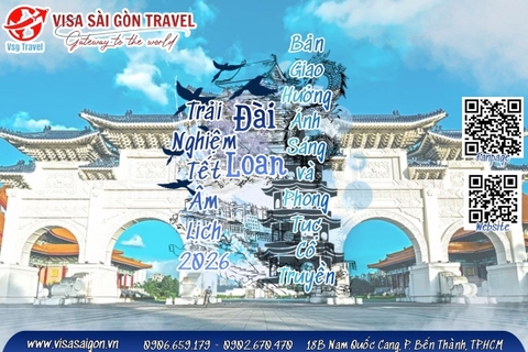 🧧 TRẢI NGHIỆM TẾT ÂM LỊCH 2026 TẠI ĐÀI LOAN - BẢN GIAO HƯỞNG CỦA ÁNH SÁNG VÀ NHỮNG PHONG TỤC CỔ TRUYỀN