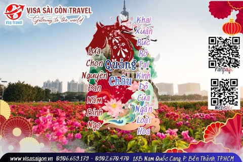 🌸LỰA CHỌN NGUYÊN ĐÁN 2026: QUẢNG CHÂU - KHAI XUÂN RỰC RỠ TẠI “KINH ĐÔ CỦA NGÀN LOÀI HOA”