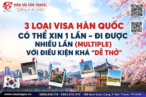 🇰🇷 KHÔNG CẦN ĐI NHIỀU NƯỚC VẪN SỞ HỮU VISA HÀN QUỐC MULTIPLE ĐẶC QUYỀN!