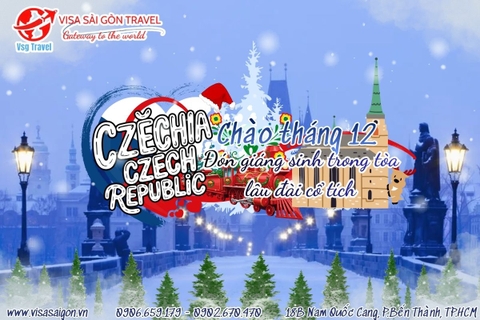 NGẮM NHÌN CỘNG HÒA SÉC THÁNG 12: ĐÓN GIÁNG SINH TRONG NHỮNG TÒA LÂU ĐÀI CỔ TÍCH