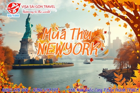 KHÁM PHÁ MÙA THU NEW YORK: NƠI QUẢ TÁO LỚN KHOÁC LÊN TẤM ÁO LÃNG MẠN