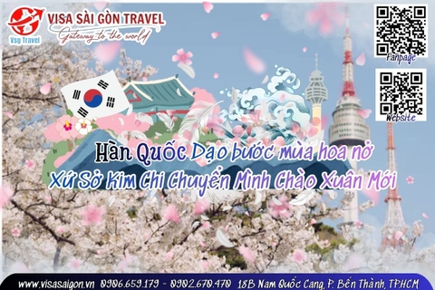 🌸 DẠO BƯỚC HÀN QUỐC MÙA HOA NỞ - NGẮM NHÌN XỨ SỞ KIM CHI CHUYỂN MÌNH CHÀO ĐÓN MÙA XUÂN MỚI