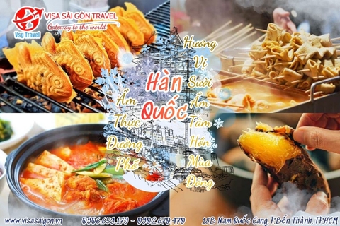 TRẢI NGHIỆM ẨM THỰC ĐƯỜNG PHỐ HÀN QUỐC - HƯƠNG VỊ SƯỞI ẤM TÂM HỒN MÙA ĐÔNG