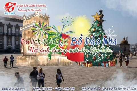 DU LỊCH BỒ ĐÀO NHA THÁNG 12 - NƠI ÁNH DƯƠNG SƯỞI ẤM TÂM HỒN