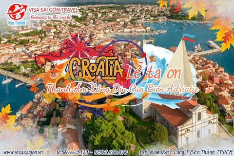 CROATIA MÙA TẠ ƠN: THANH ÂM LẮNG DỊU CỦA BIỂN ADRIATIC