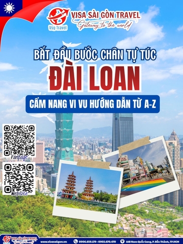 CẨM NANG DU LỊCH ĐÀI LOAN TỰ TÚC TỪ A-Z