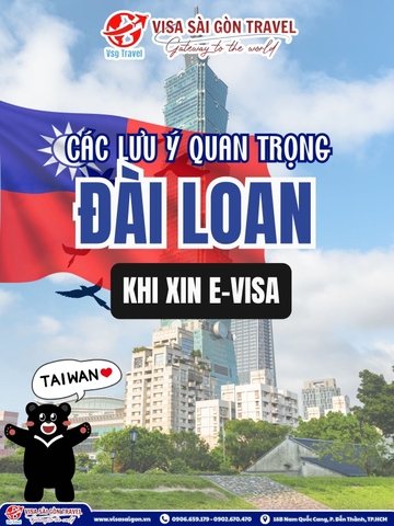 SỰ THẬT VỀ E-VISA ĐÀI LOAN: ĐỪNG ĐỂ BỂ SHOW SÁT NGÀY BAY!