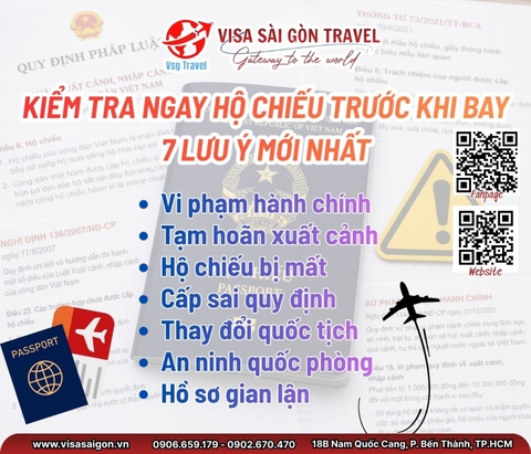 ✈️ TẤM VÉ THÔNG HÀNH & NHỮNG NÚT THẮT BẤT NGỜ: 07 TRƯỜNG HỢP BỊ THU HỒI HỘ CHIẾU TỪ 01/07!
