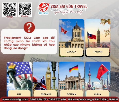 HƯỚNG DẪN CHỨNG MINH TÀI CHÍNH LÀM VISA CHO FREELANCER & KOL