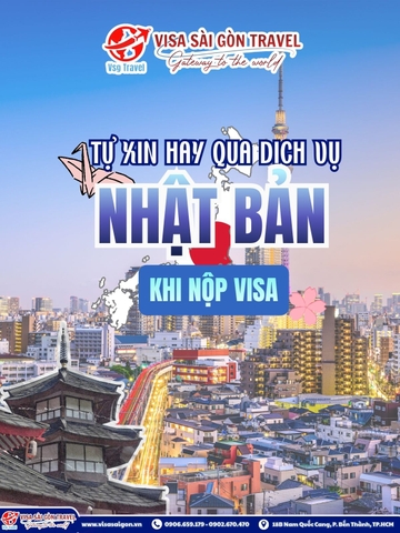 XIN VISA NHẬT TỰ TÚC HAY QUA DỊCH VỤ: ĐÂU LÀ LỰA CHỌN ĐÁNG TIỀN NHẤT CHO BẠN?