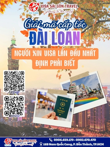 🇹🇼 TẤT TẦN TẬT VỀ VISA ĐÀI LOAN: CHẠM TAY VÀO ĐẢO NGỌC CÙNG VISA SÀI GÒN!