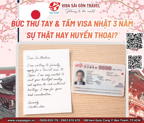 SỨC MẠNH CỦA MỘT NÉT CHỮ: BÍ QUYẾT NHẬN VISA NHẬT BẢN 3 NĂM NGAY LẦN ĐẦU TIÊN