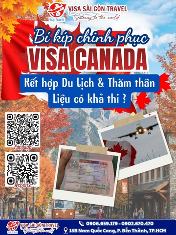 🇨🇦 CÓ VISA DU LỊCH CANADA (VISITOR VISA) – CÓ ĐƯỢC PHÉP KẾT HỢP THĂM THÂN KHÔNG?