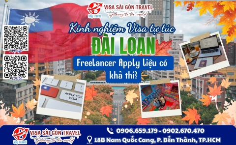 LÀM FREELANCE, KINH DOANH ONLINE CÓ XIN ĐƯỢC VISA ĐÀI LOAN TỰ TÚC?